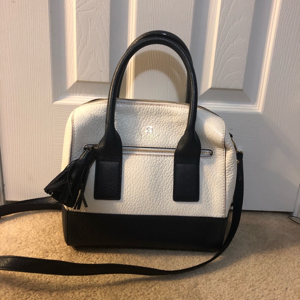 Kate Spade Navy/White purse